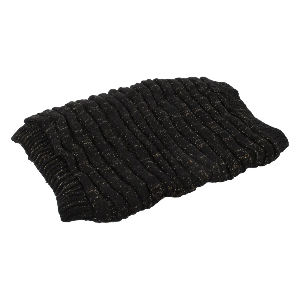 W359Ds Black Haker Women'S Winter Scarf Knitted