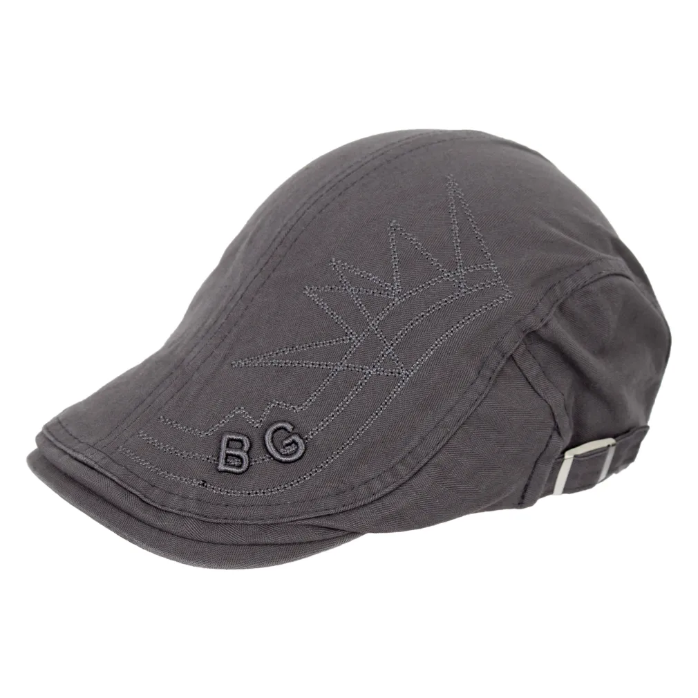 K220B Grey Cap Men'S Flat Cap Cotton