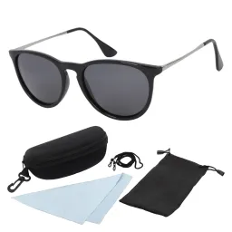 Polar Fashion P6037 C3 Black Shiny Polarized Sunglasses