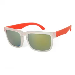 Sunglasses Nerd Haker Transparent Red Mirror