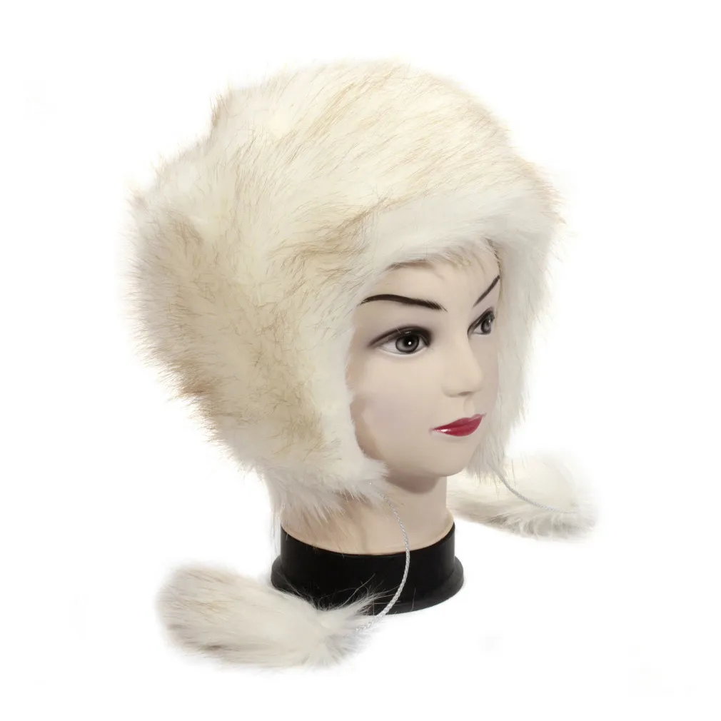 W135D Warm Winter Fur Toque Insulated With Fleece