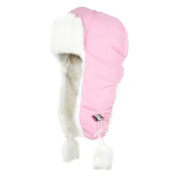 W99P Pink A Warm Eared Winter Hat Long-Eared