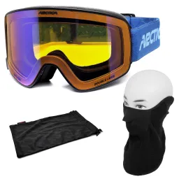 Arctica G109B Ski Goggles For Skiing Snowboarding With Replaceable Magnetic Glass