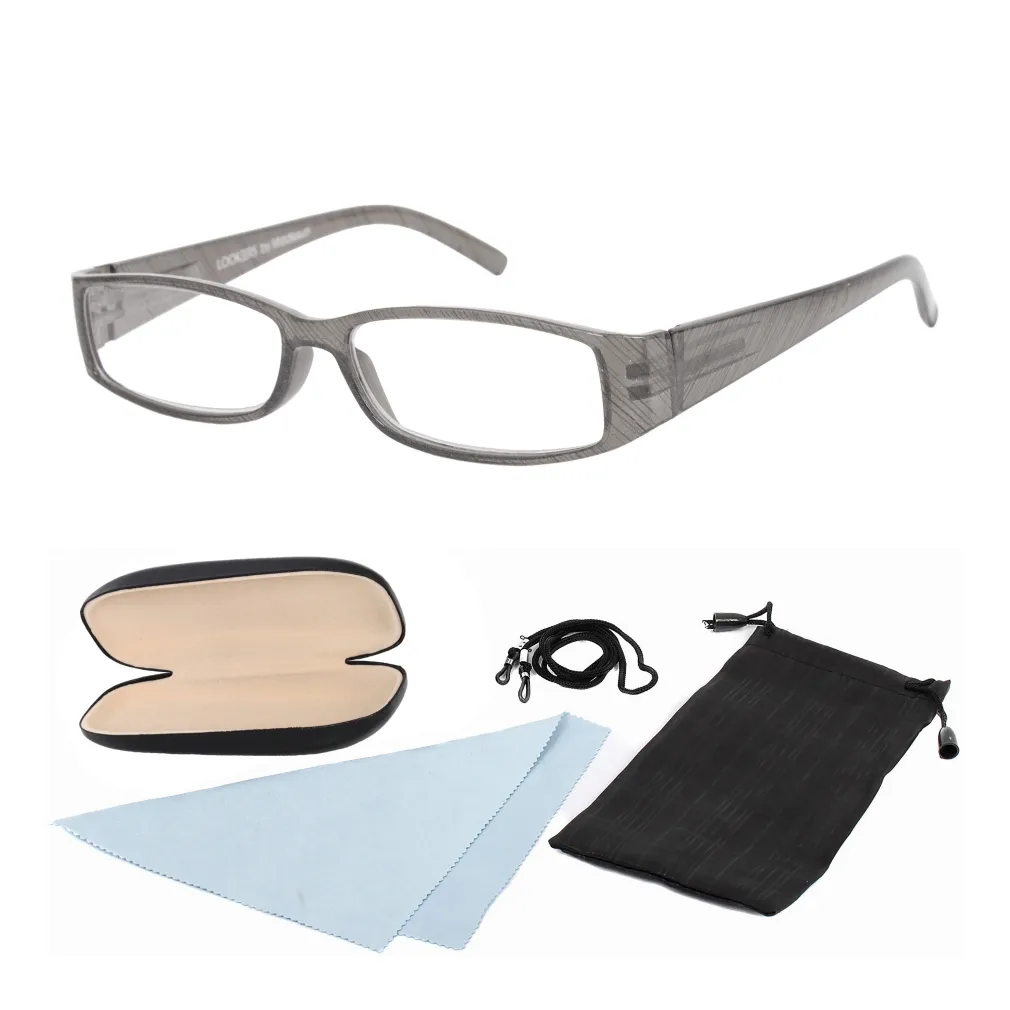 Corrective Frame Lookers M150G Black Reading Glasses