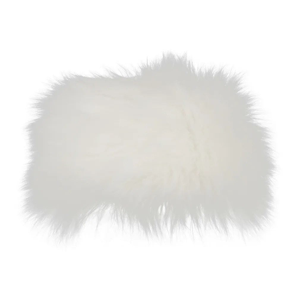 W121F Ecru Warm Winter Hat Faux Fur With Fleece