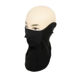 Black Neoprene Mask With Fleece Thermoactivated Scarf Mn05