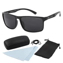 Polar Fashion P8814 C1 Black Mat Polarized Sunglasses