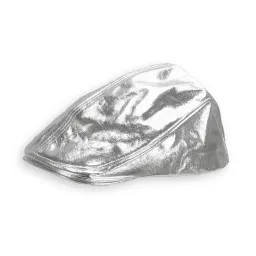 K34A Silver Flat Cap