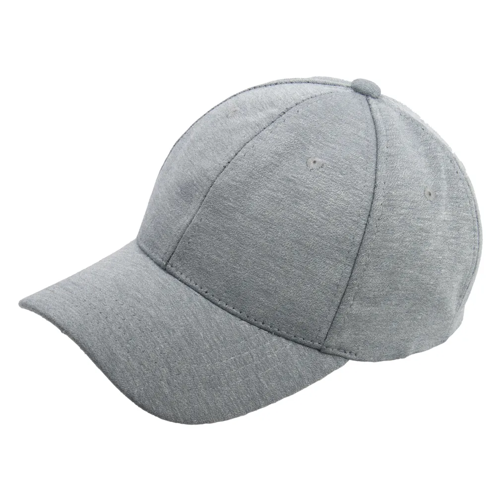 K184A Grey Cotton Baseball Cap