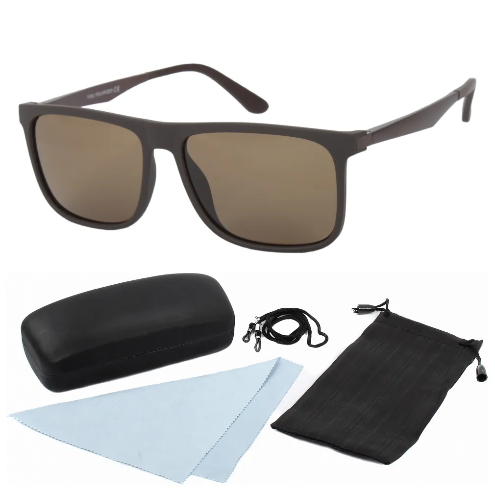 Polar Fashion HP37 C2 Brown Polarized Sunglasses