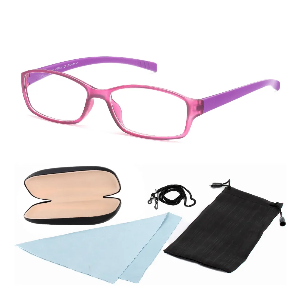 Corrective Frame Lookers M150B Pink Reading Glasses