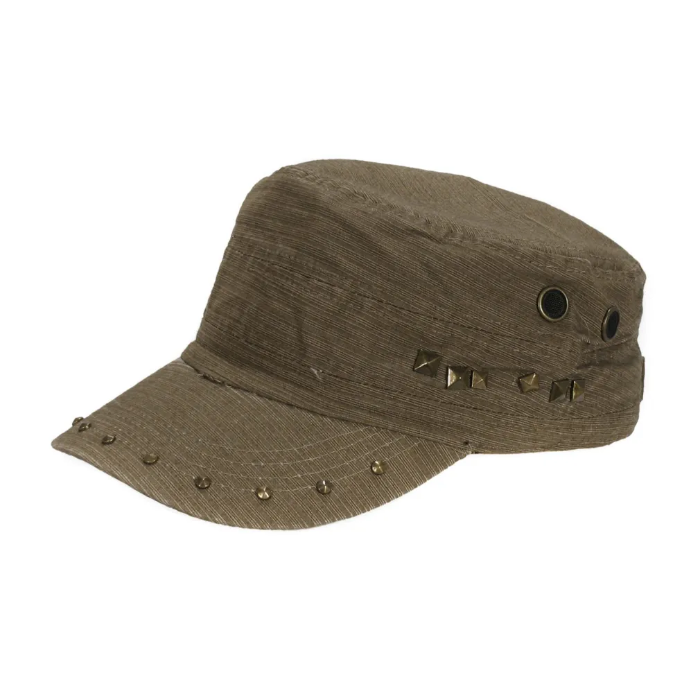 K18D Brown Patrol Cap Cotton