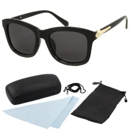 Polar Fashion 12345 Black Polarized Sunglasses