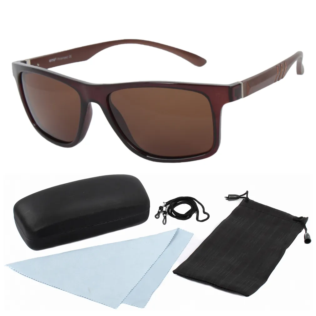 Polar Fashion HP01 C2 Brown Polarized Sunglasses