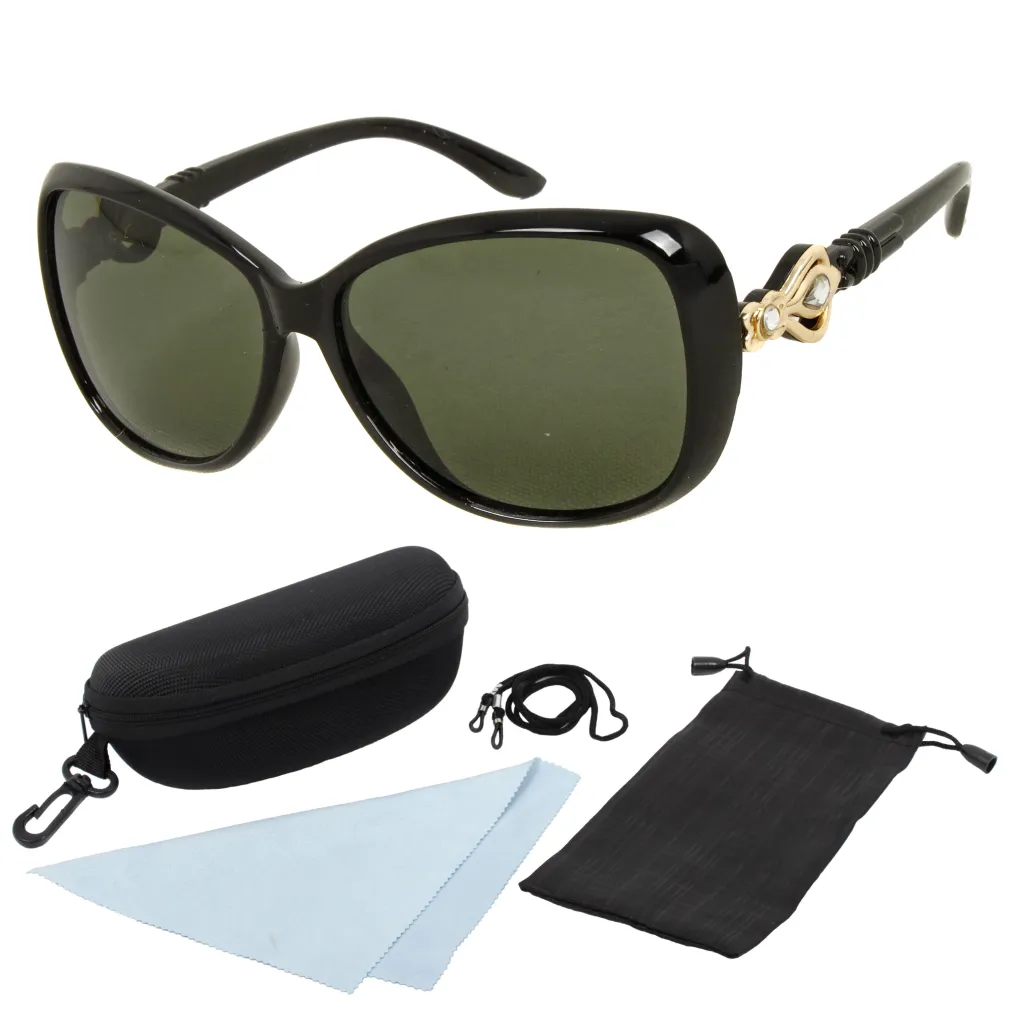 Haker 5995 Black Polarized Sunglasses