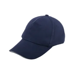 K183E Granatowa Bawełniana czapka bejsbolówka