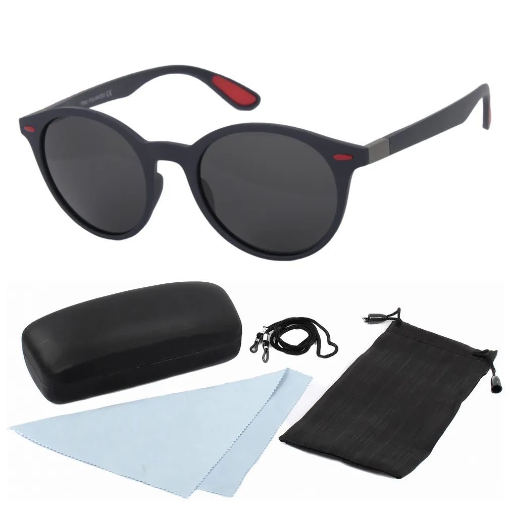 Polar Fashion HP24 C3 Navy Polarized Sunglasses