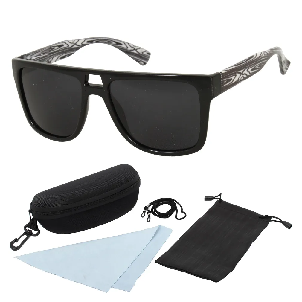 Polar Fashion P560 C3 Black Shiny Polarized Sunglasses