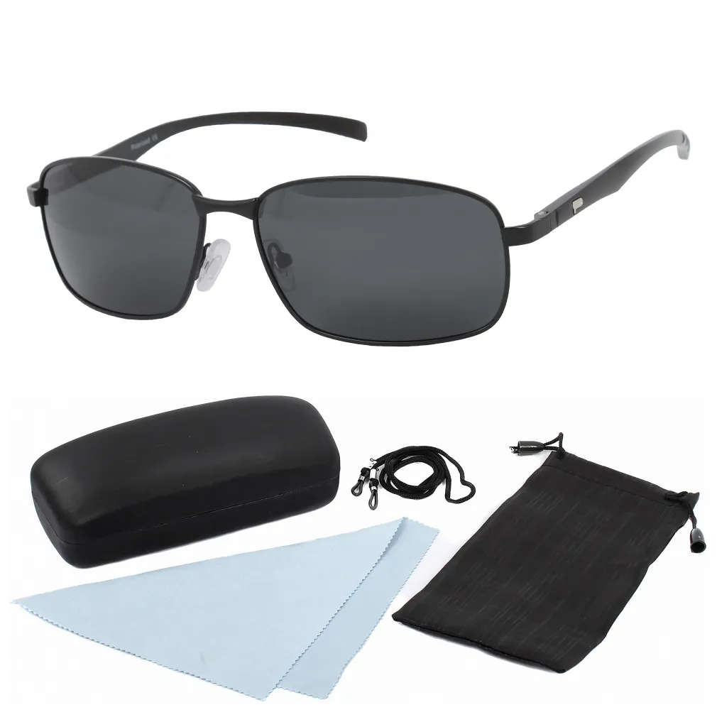 Polar Fashion HP11 C1 Black Polarized Sunglasses