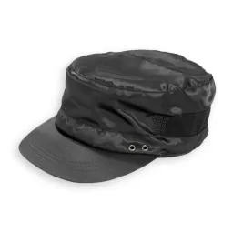 K48E Black Patrol Cap Cotton