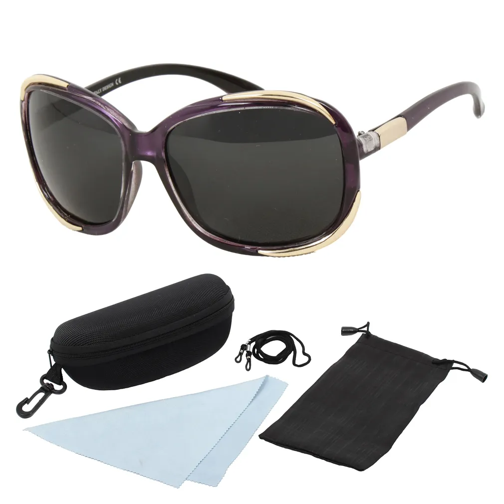 Polar Fashion S8140 C4 Purple Polarized Sunglasses