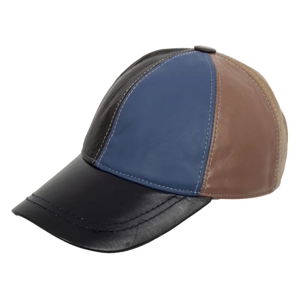 K204D Leather Cotton Baseball Cap