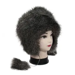 W135A Warm Winter Fur Toque Insulated With Fleece