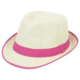 R133 Classic Hat With Pink Band