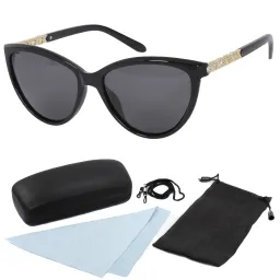 Polar Fashion P6053 C1 Black Polarized Sunglasses