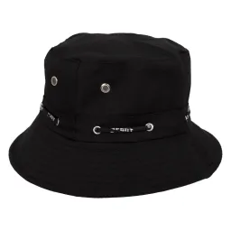 R202C Black Summer Hat Cotton Bucket Fishing