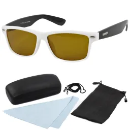 Polar Fashion DF2415 C6 Yellow Polarized Sunglasses