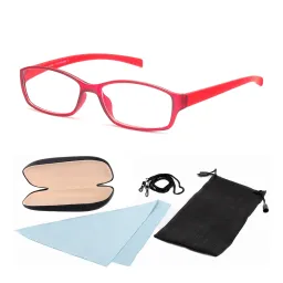 Corrective Frame Lookers M150B Red Reading Glasses