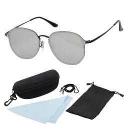 Polar Fashion 8086 C4 Silver Polarized Sunglasses