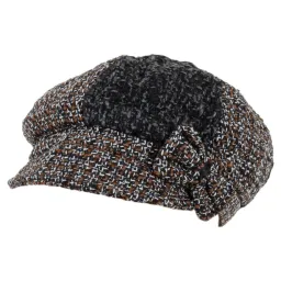 K75A Brown Fashionable Women'S Cotton Cap