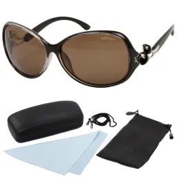 Polar Fashion 1098 Brown Polarized Sunglasses