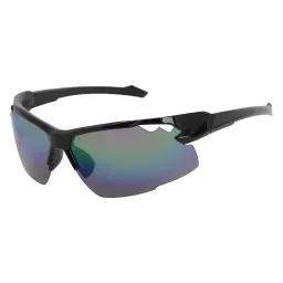 Haker HP538F Black Shiny Mirror Polarized Sunglasses