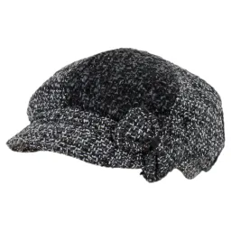 K75B Grey Fashionable Women'S Cotton Cap