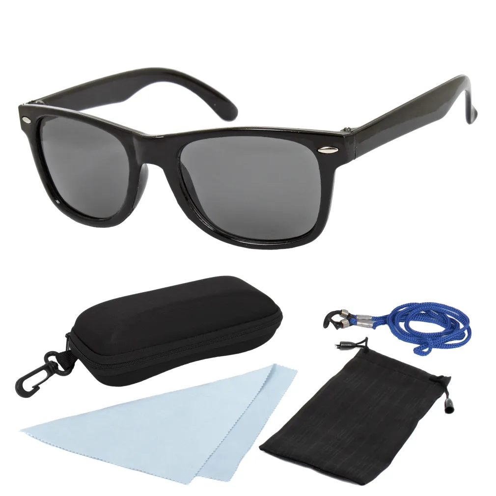 PJ21 Black Flexible Sunglasses Children'S Polarized