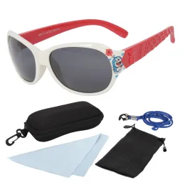 S813 C4 White Red Flexible Sunglasses Children'S Polarized