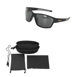 Polar Fashion P251039C4 Męskie Czarne Matowe Polaryzacyjne Okulary Przeciwsłoneczne