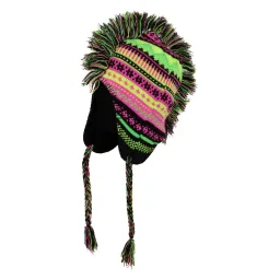 W268C Warm Knitted Hat Mohawk