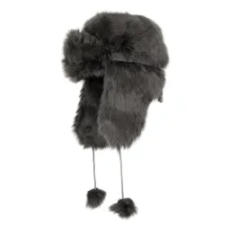 W123L Fur Eared Winter Badger Hat