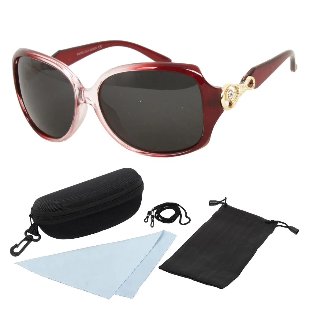 Polar Fashion S8320 C5 Red Polarized Sunglasses