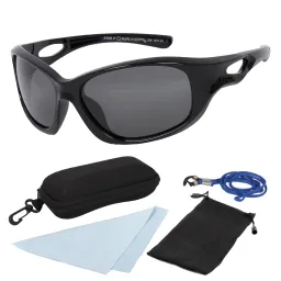 S8186 C11 Black Flexible Sunglasses Children'S Polarized