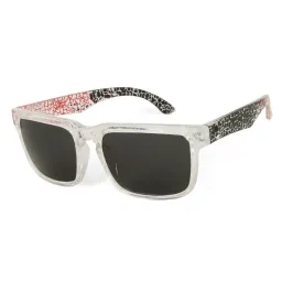 Sunglasses Nerd Haker Transparent Red Tinted