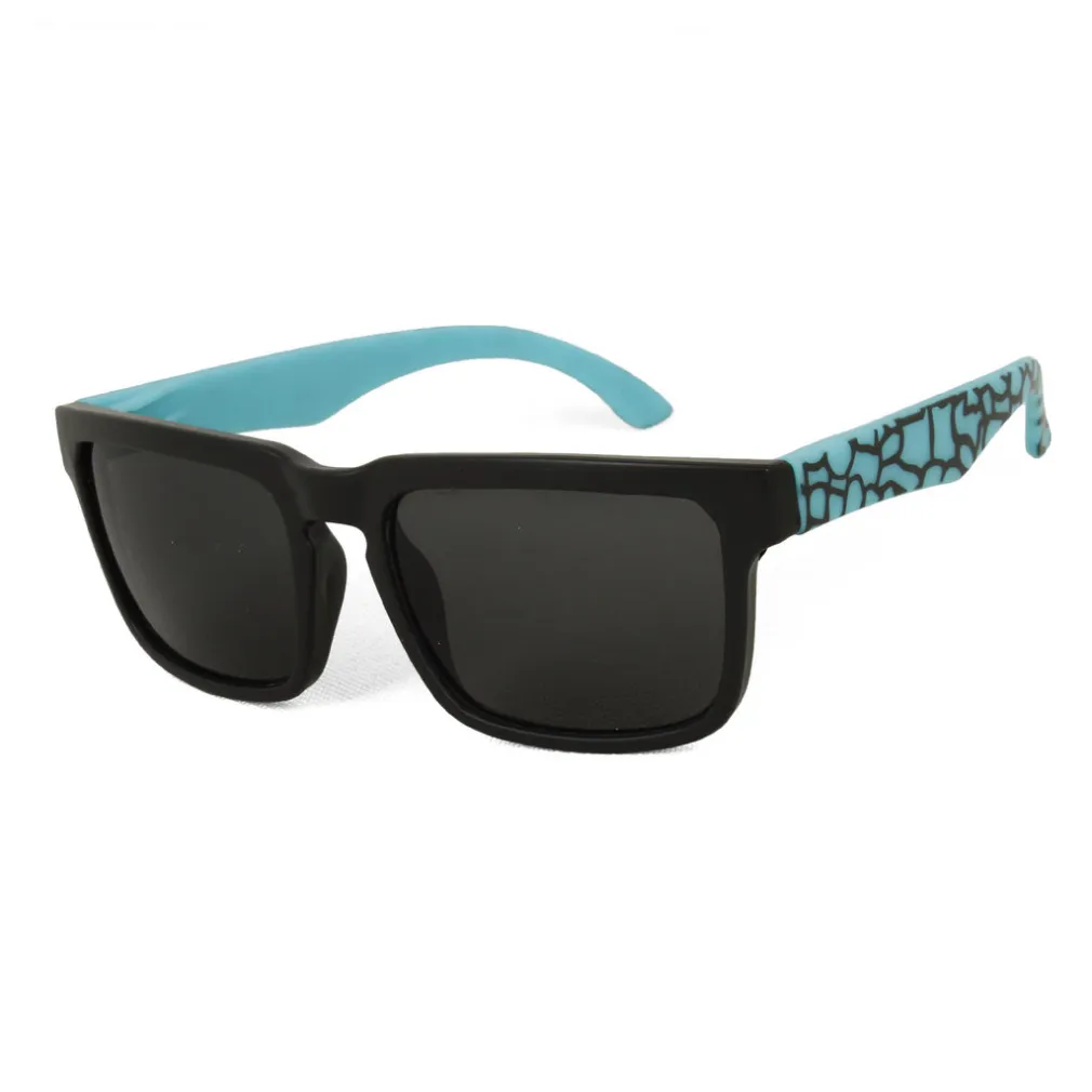 Sunglasses Nerd Haker Black Blue Tinted