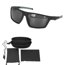 Polar Fashion P8181C4 Męskie Czarne Matowe Polaryzacyjne Okulary Przeciwsłoneczne