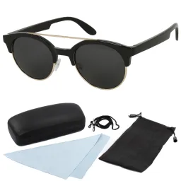 Polar Fashion P812 C1 Black Mat Polarized Sunglasses