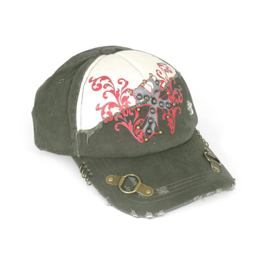 K05B Green Cotton Baseball Cap