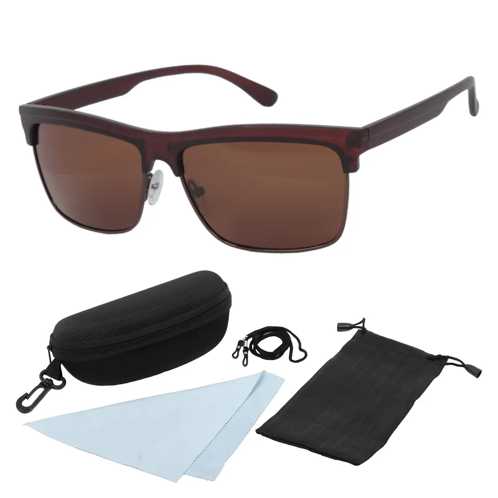 Polar Fashion P6008 C2 Brown Polarized Sunglasses